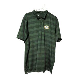 Green Bay Packers Antigua Men’s Polo Shirt – Size XL – Green – NFL Team Logo – V
